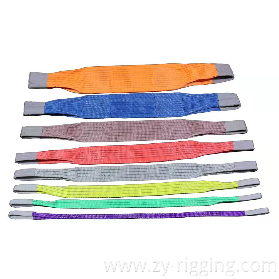 Flat webbing slings